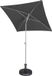 Max luuk - Katie 200/8/22/25 metal grey zweefparasol