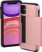 iMoshion Hoesje iPhone 11 - Backcover met pasjeshouder - Rosé Goud