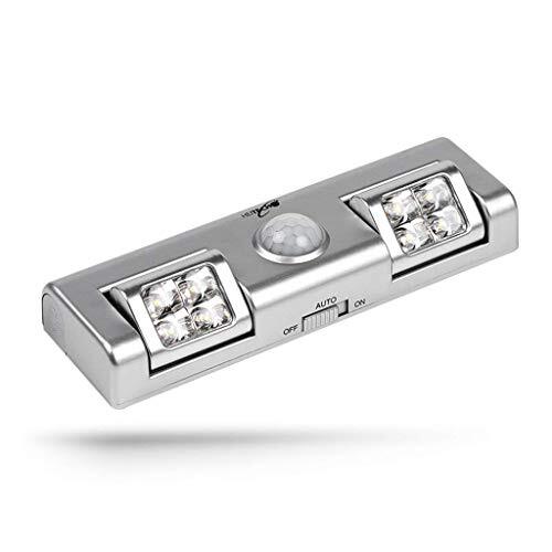 HEITECH Promotion GmbH LED lichtstrip met bewegingsmelder zilver, aantal: 1 stuk, 04002927