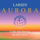 Larsen Aurora Cello 4/4-4-snaren set - Strong - Spanning 60,6kg/ 133.6lbs