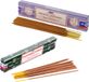 Satya Wierook cadeaus set - 2x geurstokjes - Lavendel en Patchouli Forrest geur - Meditatie