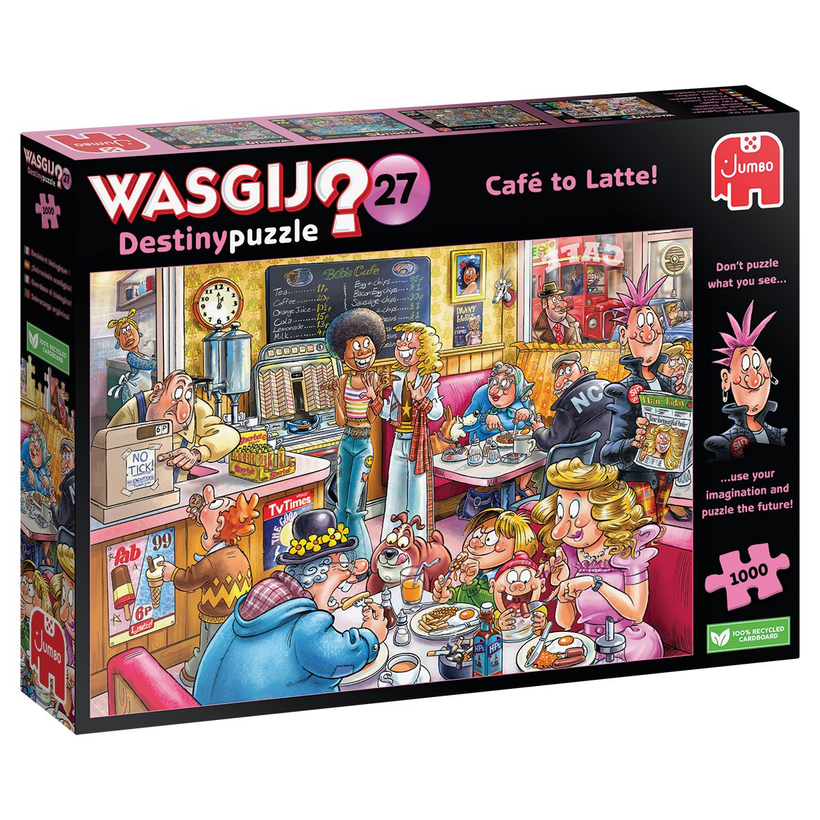 Wasgij Destiny 27 - Van Cafetaria Naar Koffiebar! (1000 Stukjes) - Legpuzzel