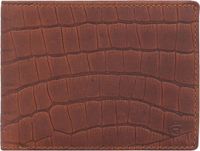 Esquire Croco Portemonnee RFID-bescherming Leer 12 cm - Horizontaal - Bruin