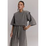 Refined Department Mona Jumpsuit R2608370027 996 Mid Grey Dames Maat - XS