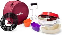 Omnia Oven Kit 2 - set met bakplaat, siliconen vormen en draaggreep