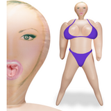 Poupée gonflable réaliste curvy vagin et bouche Sylvia