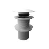 Boss & Wessing Clickwaste Afvoerplug BWS Karsten Verlengd 5/4" Mat Wit