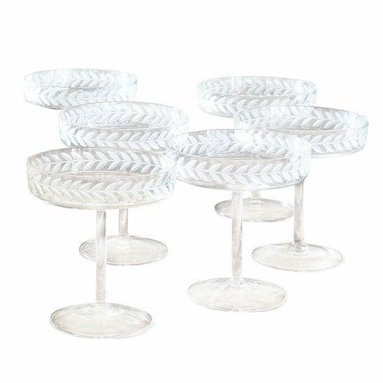 LOBERON Champagneglas set van 6 Macomb helder