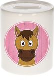 Bellatio Decorations Shoppartners Bv Vrolijke paard dieren spaarpot 9 cm
