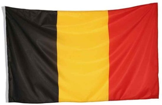 aloalo Belgische vlag - Vlag Belgie 90*150 Cm Polyester