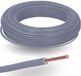 Kalitec 10 meter H07V-U 1x1,5 mm² gris ignifuge PVC fil de cuivre monoconducteur