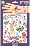 Djeco Huidvriendelijke tattoos Bright Birds - dermatologisch getest