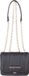 Valentino Brass Flap Bag Schoudertas Nero Zwart