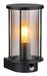 Globo 31360S Gracey Applique Murale Noir Métal IP54 E27
