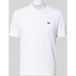 Lacoste polo en coton mélangé coupe droite