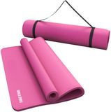 Gorilla Sports Yogamat Deluxe - 190 x 60 x 1,5 cm - Fitnessmat - Fuchsia
