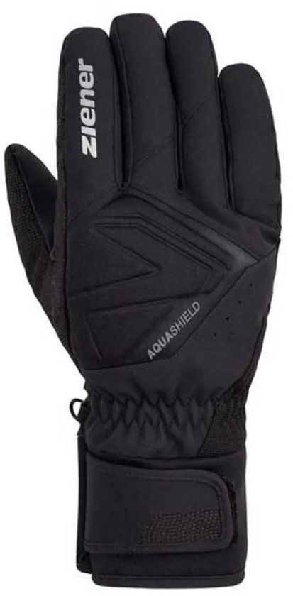 Ziener Gatis AsR Ski Alpine Handschoenen Heren Zwart Maat 10