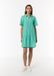 comma Jurk groen / wit