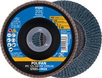 PFERD - Lamellenschijf Zirkoniumkorund (konisch) - PFC 125 Z 40 PSF STEELOX