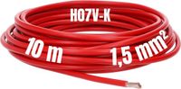 Kalitec 10 meter H07V-K 1,5 mm² rode bedradingskabel