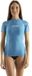 Seac RAA Short Evo rashguard met korte mouwen voor dames - UV zwem en snorkeltop - Lichtblauw - M