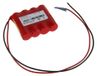Batterie d'éclairage de secours NiMH, 4,8V, 1500mAh, type F1x4 (Mignon AA), avec câble de 200mm