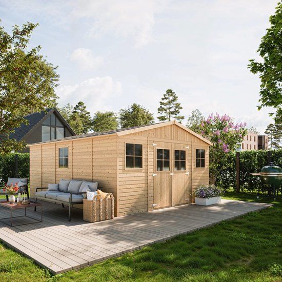 Intergard Tuinschuur tuinberging grenen 493x401x246cm