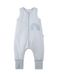 SANETTA Babyslaapzak met voetjes, blauw
