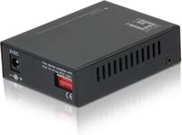 LevelOne GVT-2000 - Netwerk media converter - Zwart