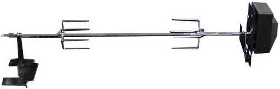 Char-Broil 140550 Rotisserie - Universele draaispies voor performance gasbarbecue-serie, zilver