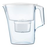 AQUAPHOR Time Carafe filtrante 2,5 l Transparent, Blanc