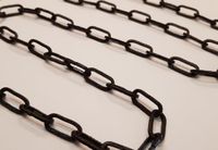 DULIMEX B.V. Sierketting hamerslag 2.0 mm staal zwart gelakt rol per meter