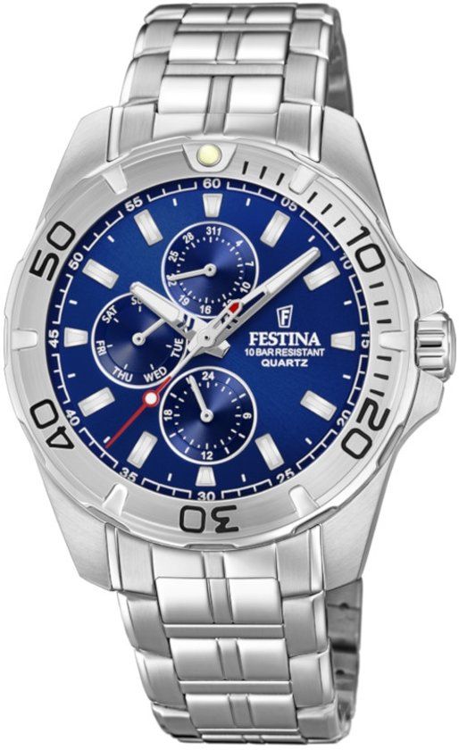 Festina Multifunction horloge - Zilverkleurig