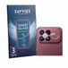 Savvies 3 Stuks Screenprotector - Geschikt voor Xiaomi Poco F9 Ultra (ALLEEN Camera Lens) - Beschermfolie Glas Transparant