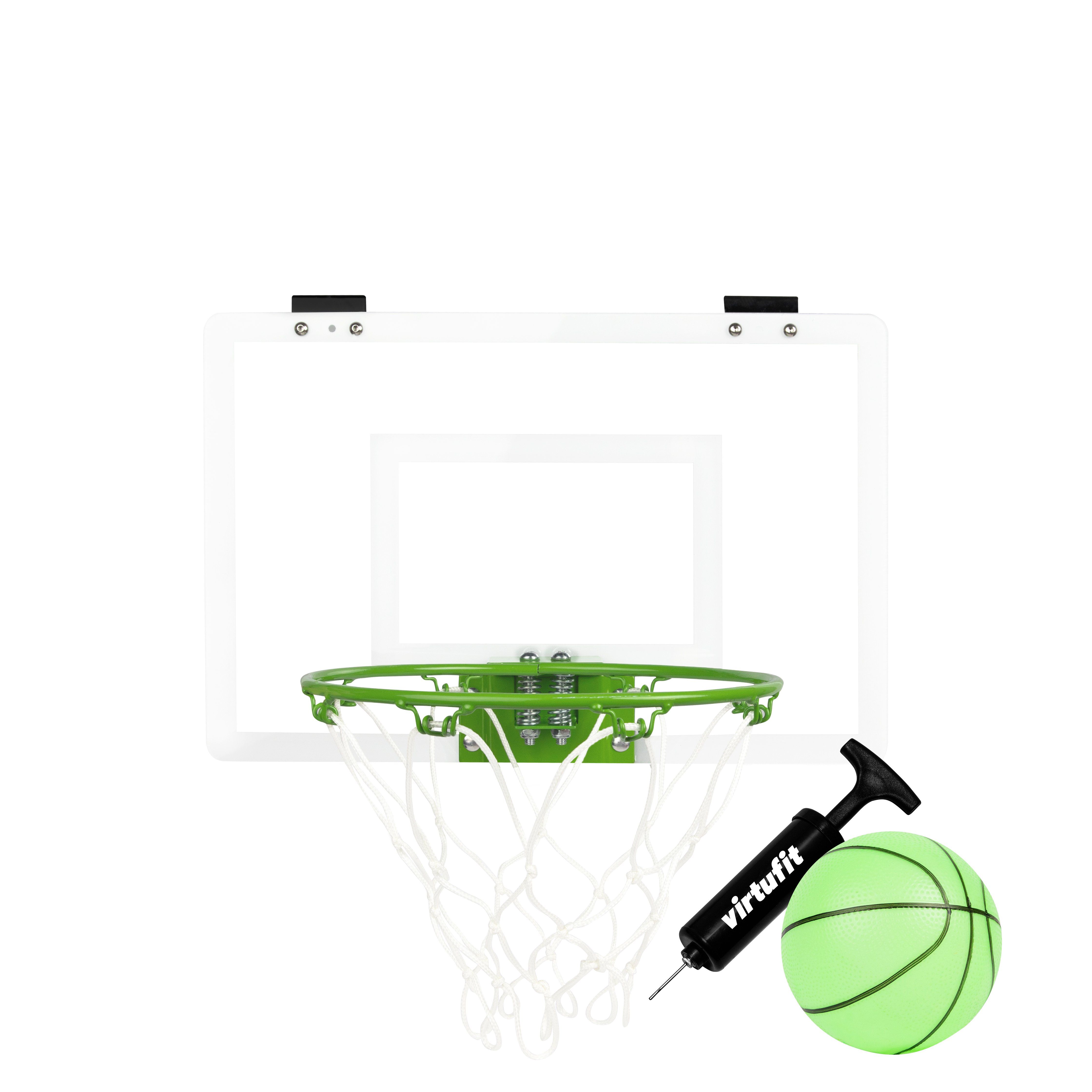VirtuFit Pro Mini Basketbalbord met 2 Ballen en Pomp - Glow In the Dark