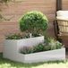 Maison Exclusive - Jardinière argentée 80 x 80 x 50 cm en acier inoxydable