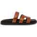 Steve Madden Missile-e Cognac Leather Sandale Outlet Dames Bruin Maat 38