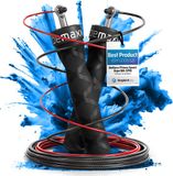 Springtouw bemaxx Springtouw Speed Rope met Trainingsgids + Reservekabel