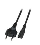 EFB Elektronik EK502.2V2 netsnoer Zwart 2 m Netstekker type F C7 stekker
