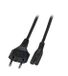 EFB Elektronik EK502.2V2 netsnoer Zwart 2 m Netstekker type F C7 stekker