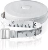 CHPN Goodies and Living Groothandel Rolmaat - Flexibel - Wit - 150 cm