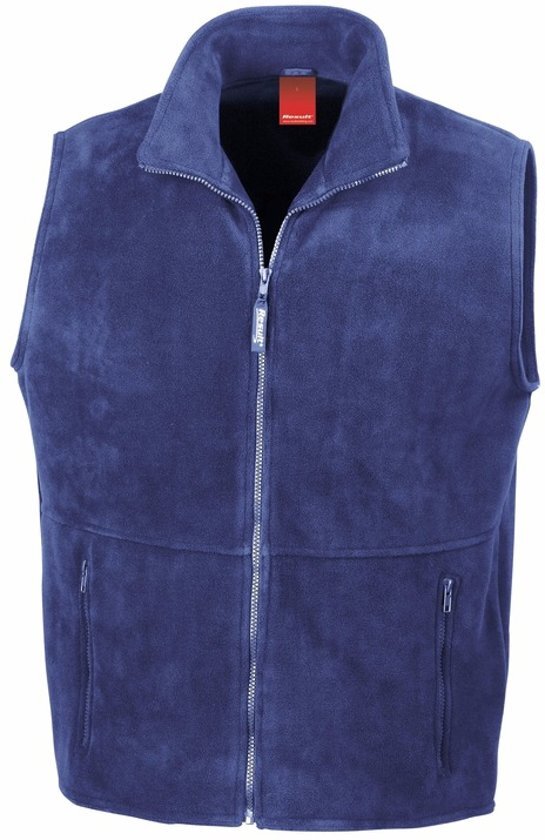 Result Fleece bodywarmer voor heren M Kobalt