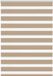vidaXL Zebra Blind 100x100 cm Polyester Zandbruin
