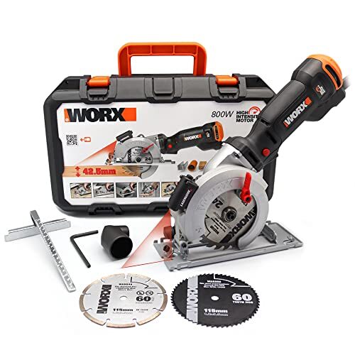 Worx cirkelzaag WorxSaw 120mm 800W