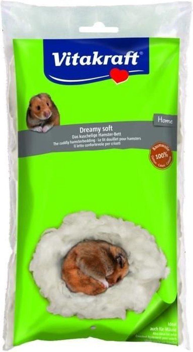 Vitakraft Hamsterbed Nestmateriaal Vita - Katoen - 2021