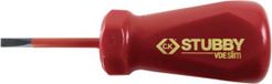 Calvin Klein T48344-040 VDE SLIM schroevendraaier, kort, sleuf 4,0 x 45 mm, rood