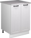 Vicco Wastafelkast Fame-Line, Wit Landhuis/Wit, 60 cm