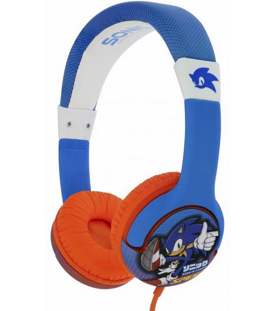 OTL Technologies SEGA Sonic the Hedgehog Kids Headphones - Wired - Gaming - Multicolour