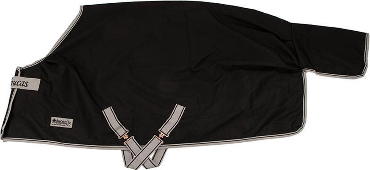 Bucas Anniversary Turnout Light Stay-dry 160 Zwart / Zilver - Maat 120