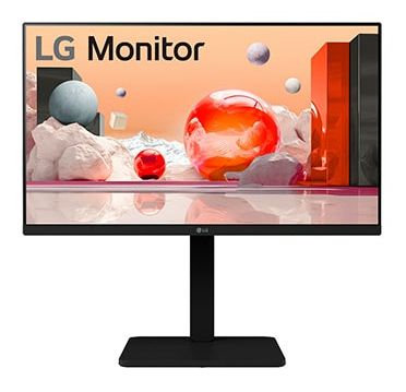 LG 24BA450 23.8 inch Full HD Monitor - 100Hz - IPS - Zwart